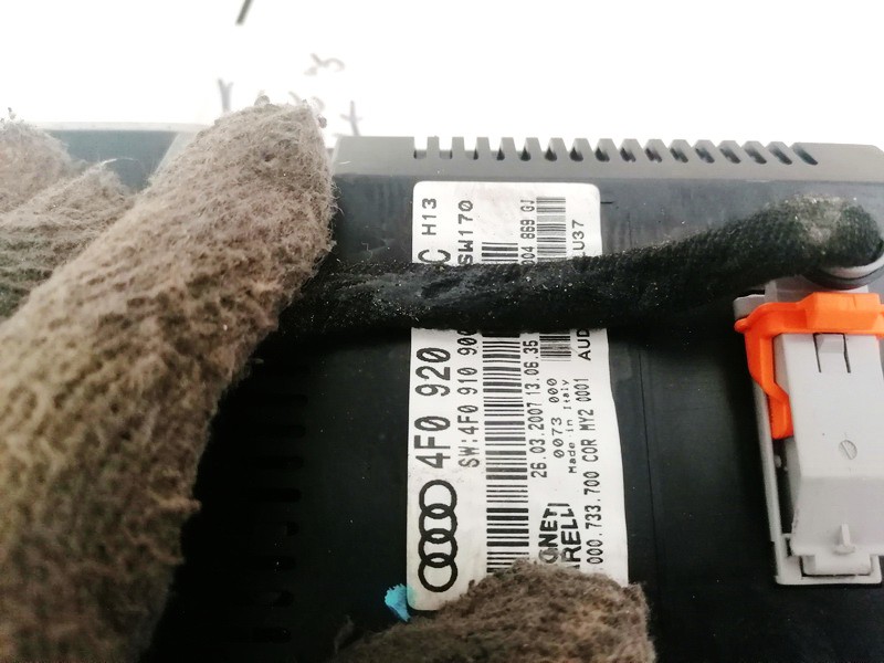 4F0920901C Audi A6 2007 Speedometers - Cockpit - Speedo Clocks Instrument - Thumbnail 3