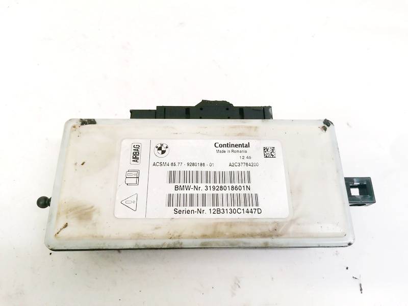 6577928018601 BMW 5-Series 2014 CALCULATEUR AIRBAG