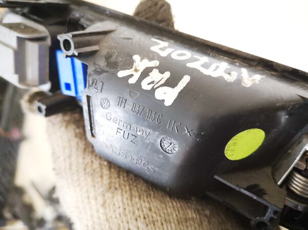 1T1837113C Volkswagen Touran 2004 Door Handle Interior - FRONT LEFT - Thumbnail 3