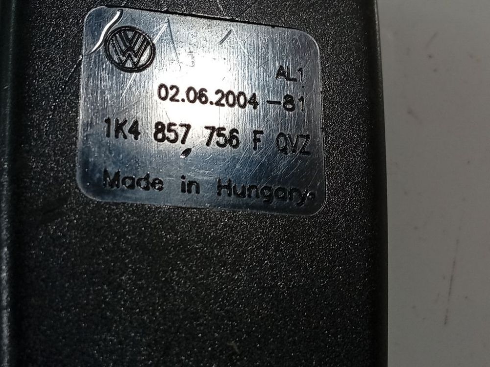 1K4857756F Volkswagen Golf 2004 Boucle Boucle de Ceinture avant droite - Thumbnail 4