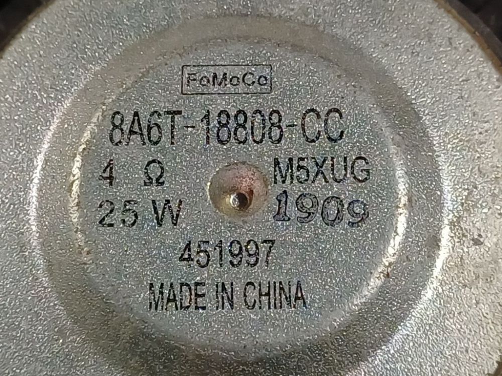 8A6T18808CC Ford Fiesta 2009 Speaker (audio) - Thumbnail 4