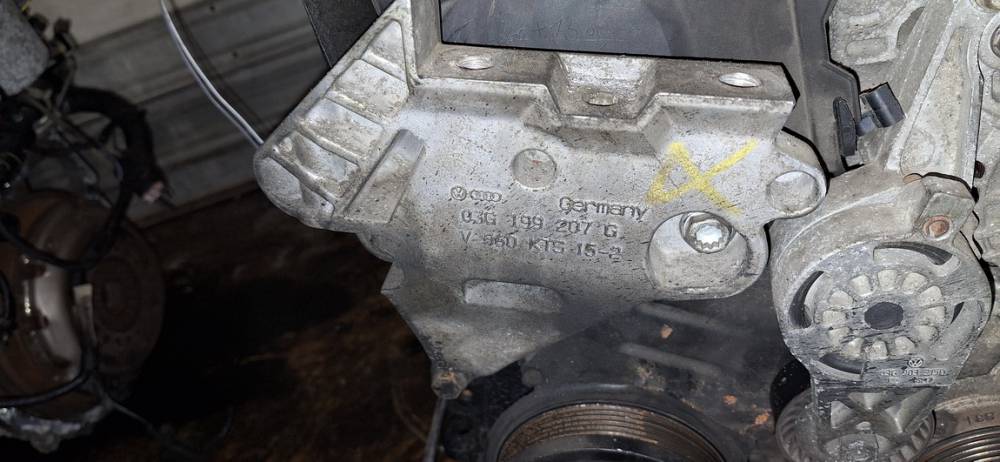 03G199207G Skoda Superb 2009 Engine Mount Bracket and Gearbox Mount Bracket - Thumbnail 2