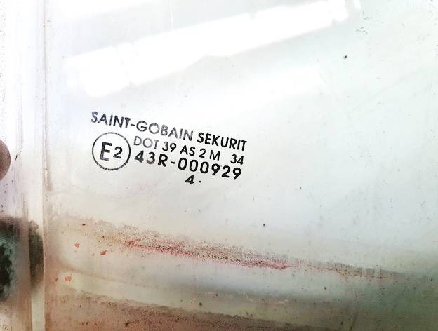 DOT39AS2M34 Citroen C8 2005 Vitre de Porte Avant Droite - Thumbnail 2