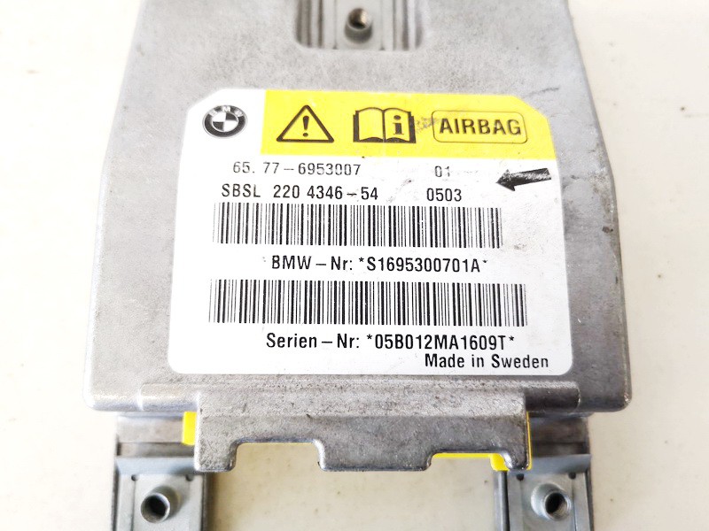 65776953007 BMW 5-Series 2005 Airbag crash sensors module - Thumbnail 2