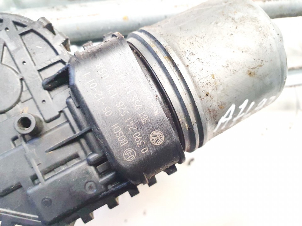 0390241528 Skoda Superb 2006 windscreen front wiper motor - FRONT - Thumbnail 2