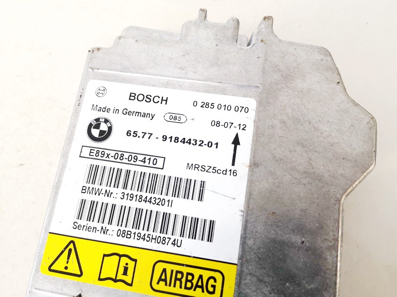 6577918443201 BMW 3-Series 2006 Steuergerät ECU Modul Airbag steuergerät - Thumbnail 2