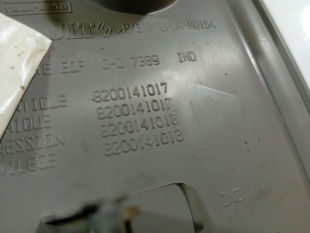 8200141017 Renault Scenic 2005 Wykończenie wnętrza (plastikowe elementy) - Thumbnail 4