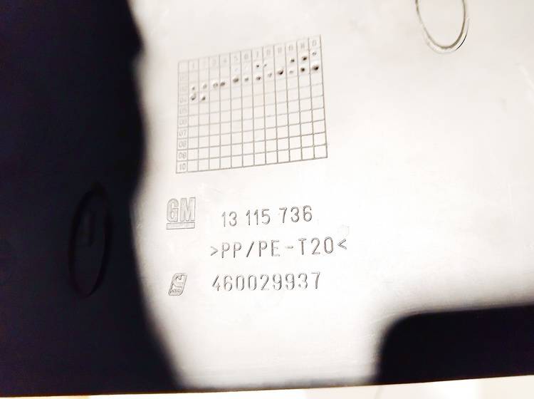 13115736 Opel Meriva 2004 Interior trim - Thumbnail 3