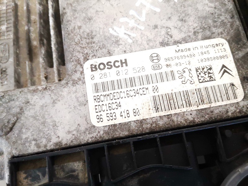 0281012528 9659341880 ECU Engine Computer (Engine Control Unit) Peugeot