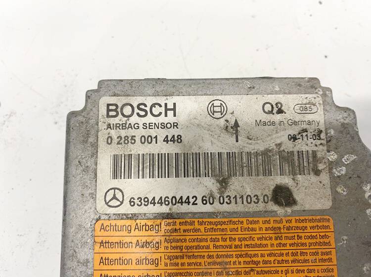 6394460442 Mercedes-Benz Vito 2003 SRS gaisa spilvena dators – gaisa spilvenu vadības bloks - Thumbnail 2