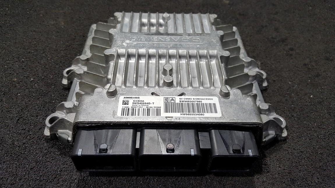 5WS40264GT Peugeot 407 2007 Motormanagement, Steuergerät, ECU