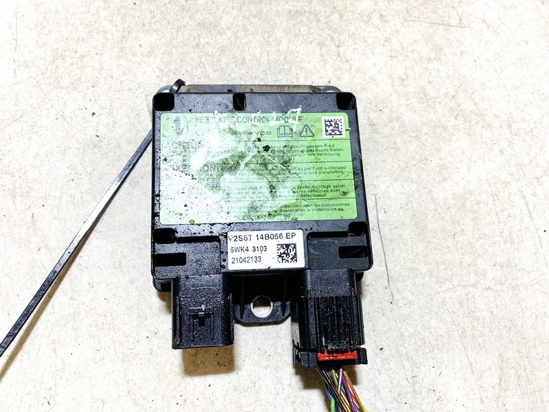 2S6T14B056EP Mazda 2 2004 SRS AIRBAG KOMPIUTERIS - ORO PAGALVIU VALDYMO BLOKAS