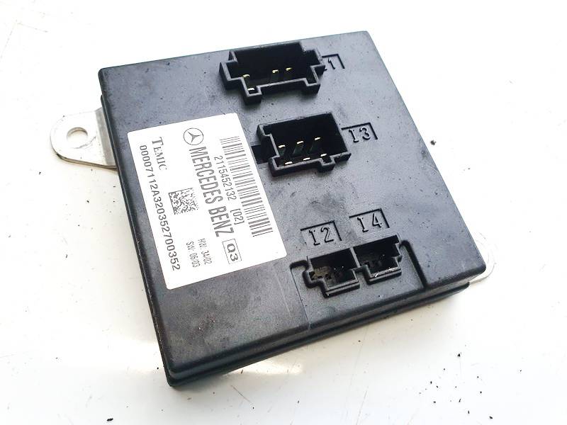 2115452132 Mercedes-Benz E-CLASS 2004 General Module Comfort Relay (Unit)