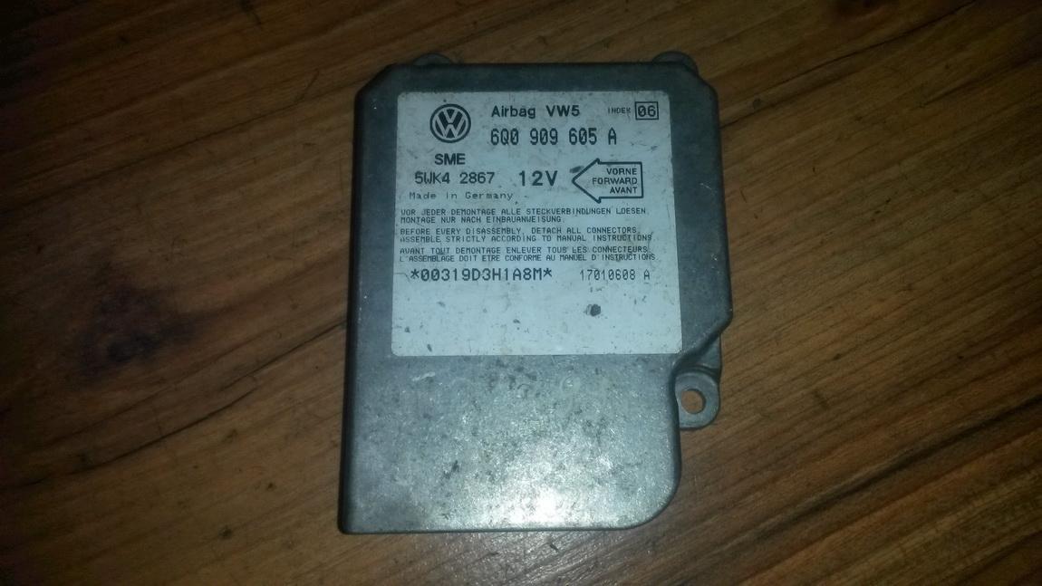 600909605 5wk42867 Airbag crash sensors module Seat Leon 1999 1.8L EIS00103303 Used Auto