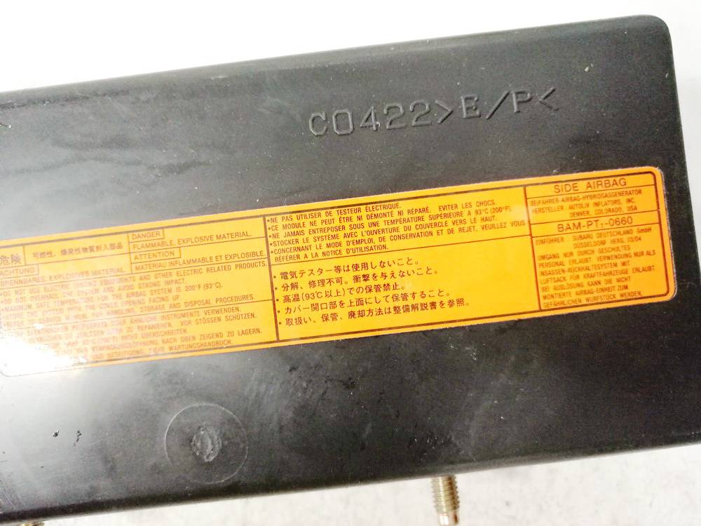 BAMPT10660 Subaru Legacy 2005 Sedynes Airbag SRS - Thumbnail 3