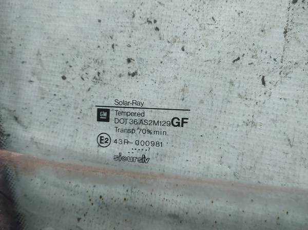 AS2 Opel Omega 1997 Durvju stikls - PRIEKŠA PA LABI - Thumbnail 2