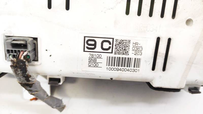 78100SNBG100 Honda Civic 2008 Speedometers - Cockpit - Speedo Clocks Instrument - Thumbnail 3