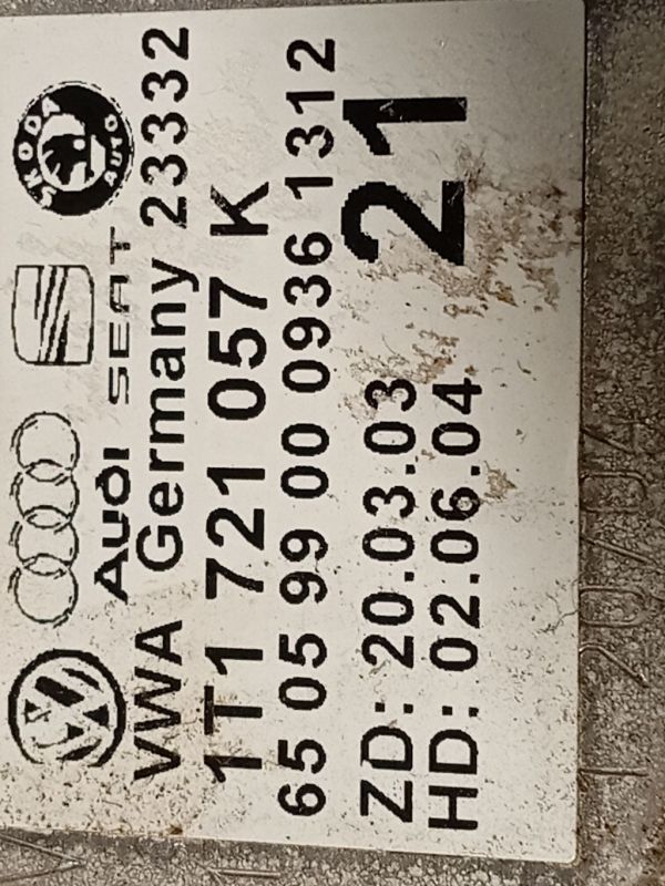 1T1721057K Volkswagen Touran 2004 Pedal work, Brake pedal, Pedal bracket, Clutch pedal - Thumbnail 4