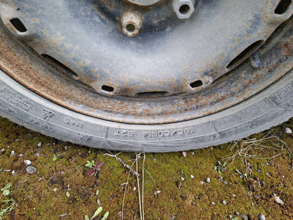 5X100 Volkswagen Polo 2008 Komplet stalowych felg R14 - Thumbnail 4