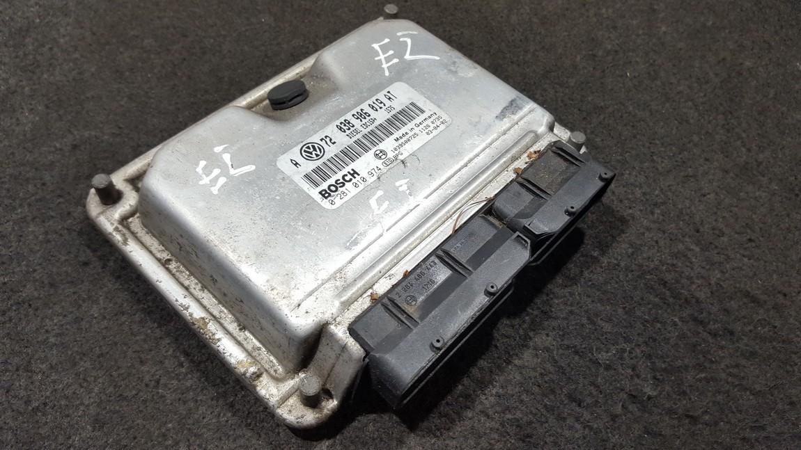 038906019AT Volkswagen Golf 2002 ECU Engine Computer (Engine Control Unit)