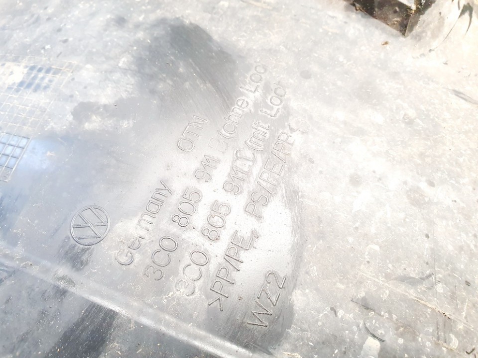 3C0805911B Volkswagen Passat 2007 Plastic Inner Fender - FRONT LEFT - Thumbnail 3