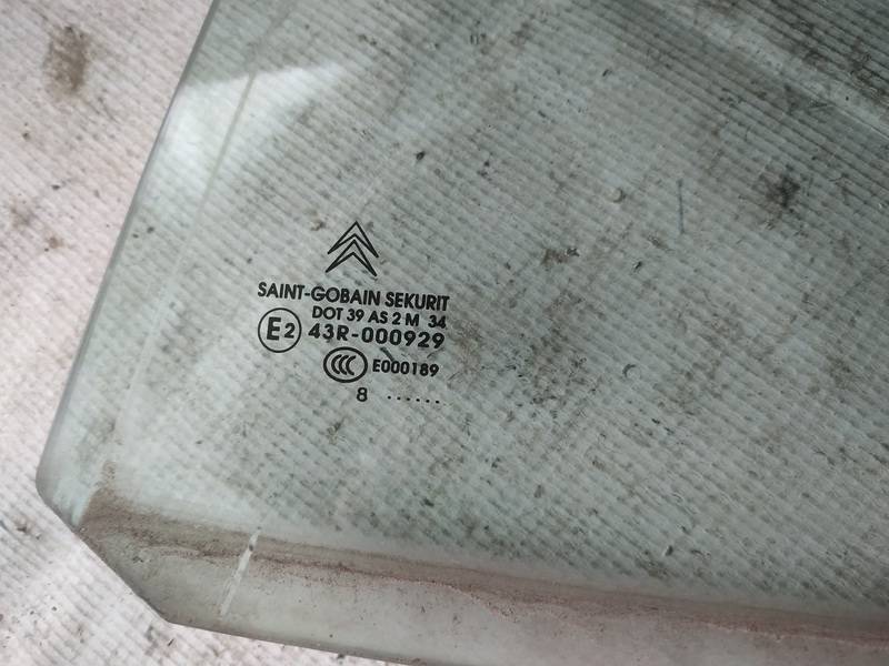 AS2 Citroen C5 2009 Door-Drop Glass - REAR LEFT - Thumbnail 2