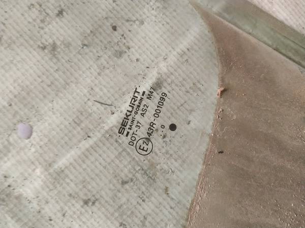 AS2 Fiat Ducato 2000 Szyba drzwi - PRZEDNIE LEWE - Thumbnail 2