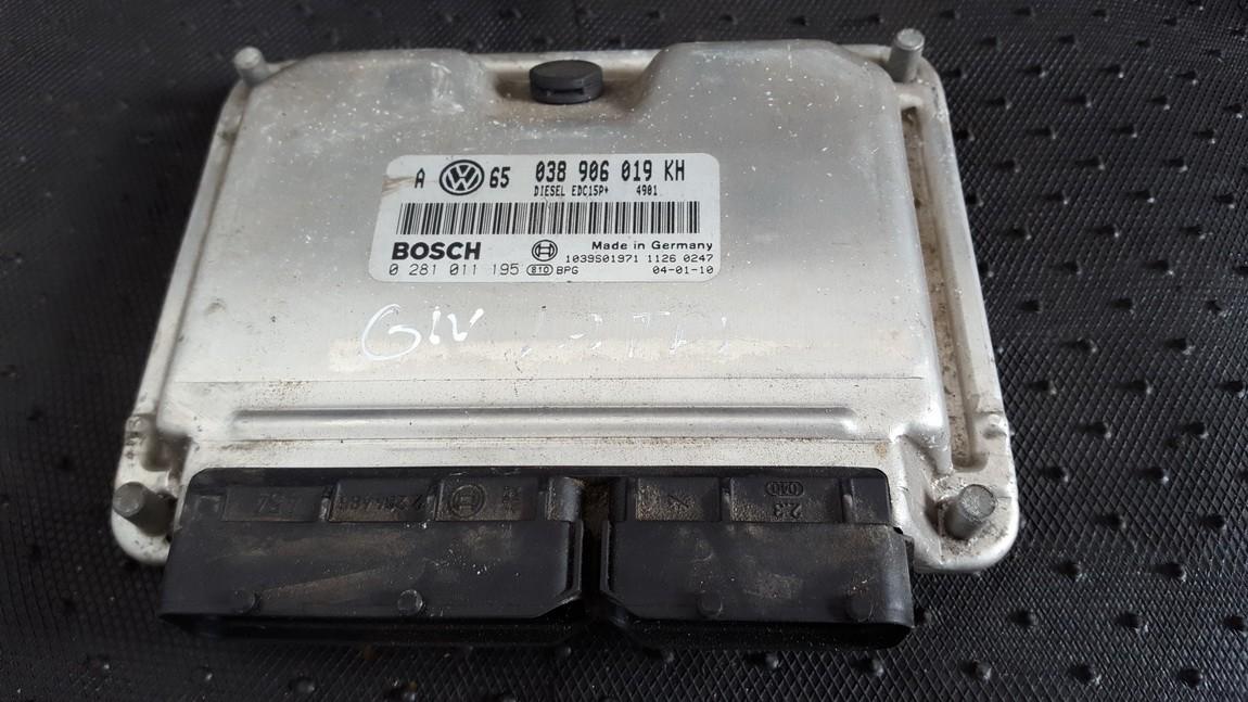 038906019KH Volkswagen Golf 2000 ECU Engine Computer (Engine Control Unit)