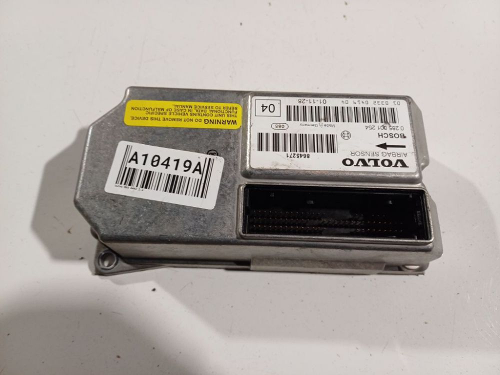 0285001254 Volvo S60 2002 SRS AIRBAG KOMPIUTERIS - ORO PAGALVIU VALDYMO BLOKAS