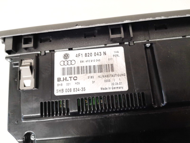 4F1820043N Audi A6 2005 Commande chauffage - Thumbnail 2