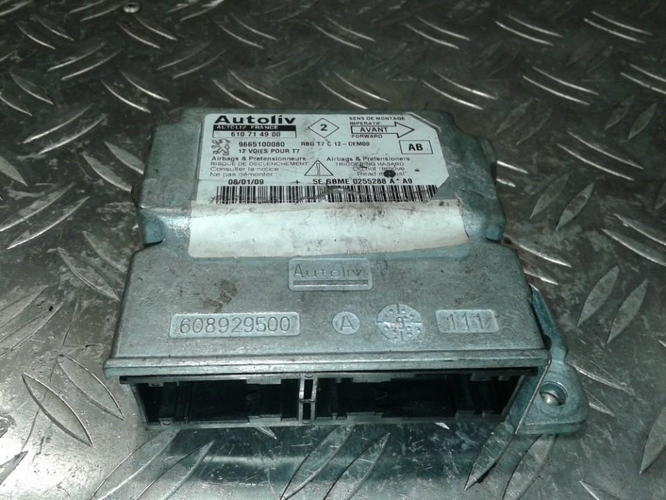 610714900 Peugeot 308 2009 Airbag crash sensors module