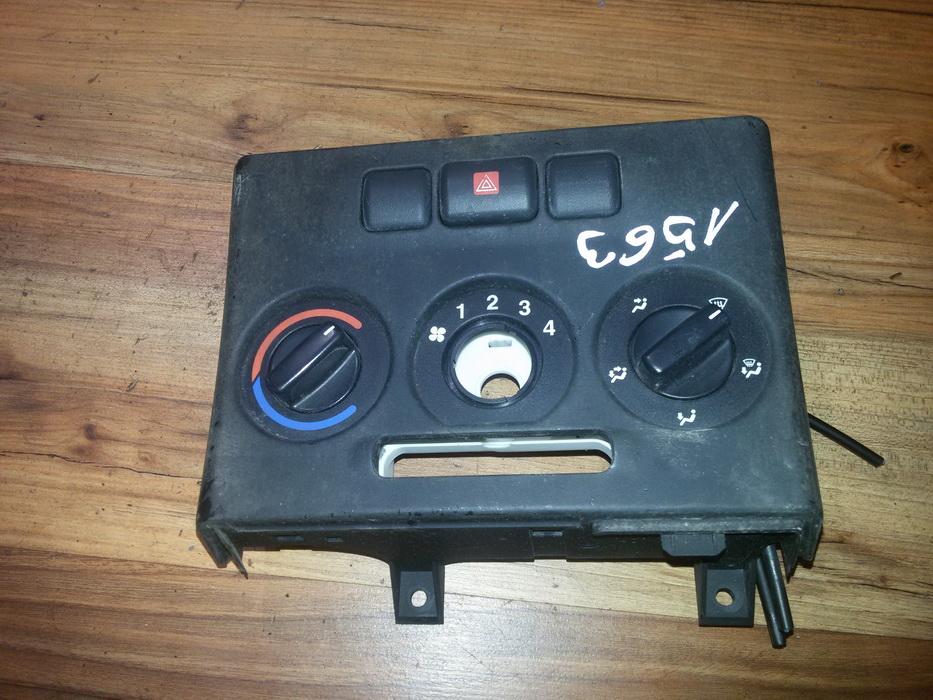 313217 Climate Control Panel (heater control switches) Opel Zafira 2001 1.6L 15EUR EIS00063411