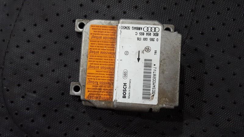8D0959655C Audi A4 1998 SRS AIRBAG KOMPIUTERIS - ORO PAGALVIU VALDYMO BLOKAS