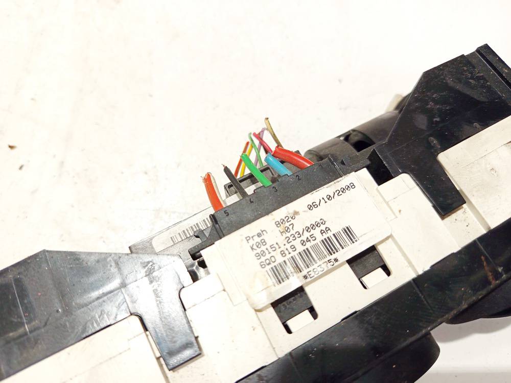 6Q0819045AA Volkswagen Polo 2008 Climate Control Panel (heater control switches) - Thumbnail 3