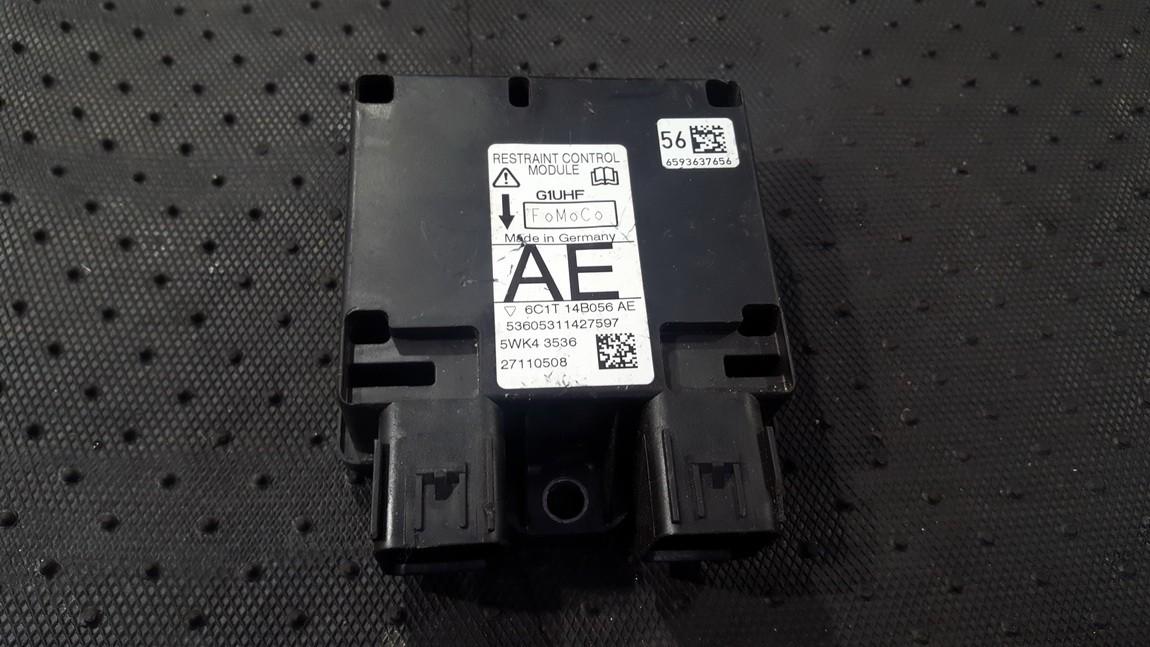 6C1T14B056AE Ford Transit 2008 Komputer SRS airbag – moduł sterujący poduszek powietrznych