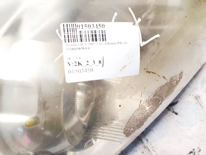 33100SWWE0 Honda CR-V 2007 Headlight - FRONT RIGHT - Thumbnail 2