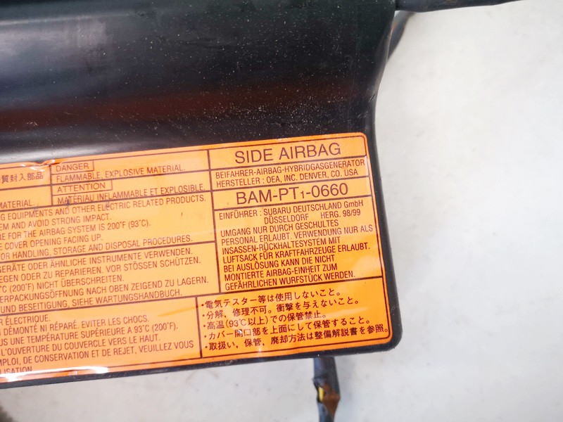 BAMPT10660 Subaru Forester 2004 Seat AIRBAG - Thumbnail 3