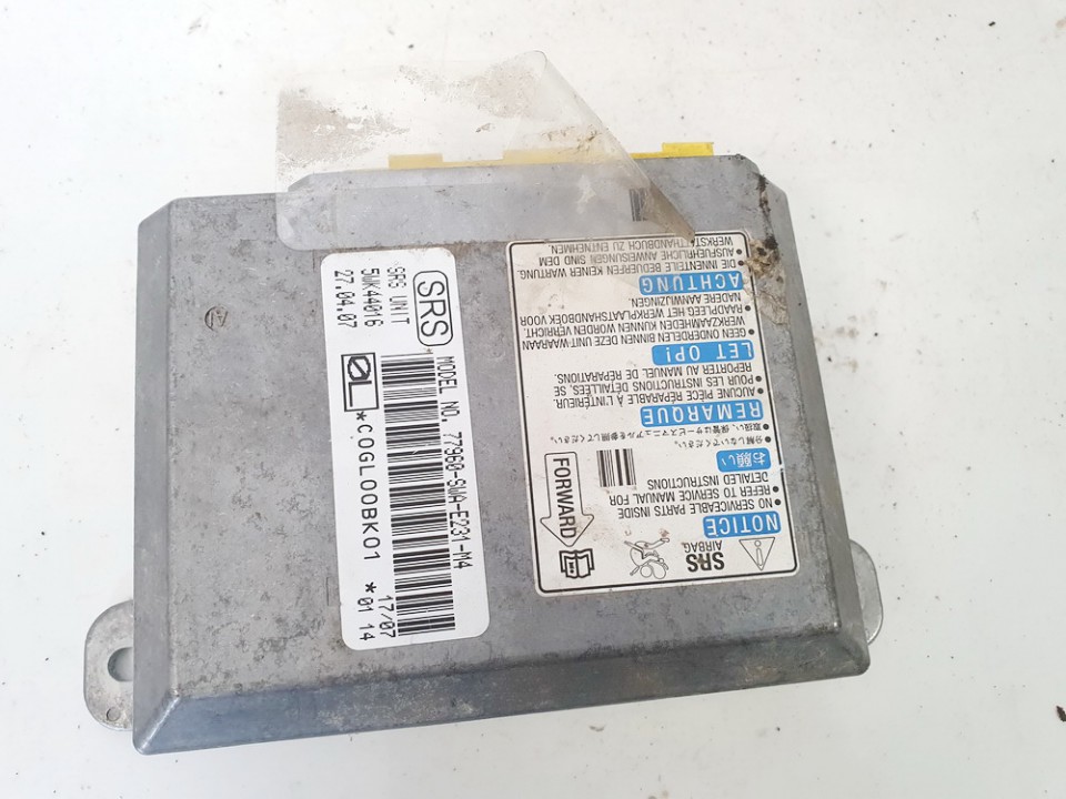 77960SWAE231M4 Honda CR-V 2007 SRS gaisa spilvena dators – gaisa spilvenu vadības bloks