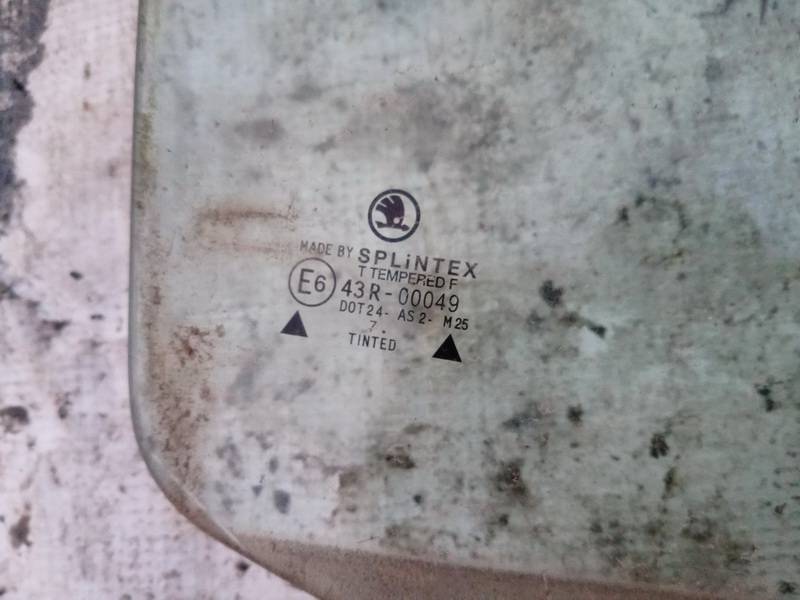 AS2 Skoda Octavia 1999 Door-Drop Glass - REAR RIGHT - Thumbnail 3
