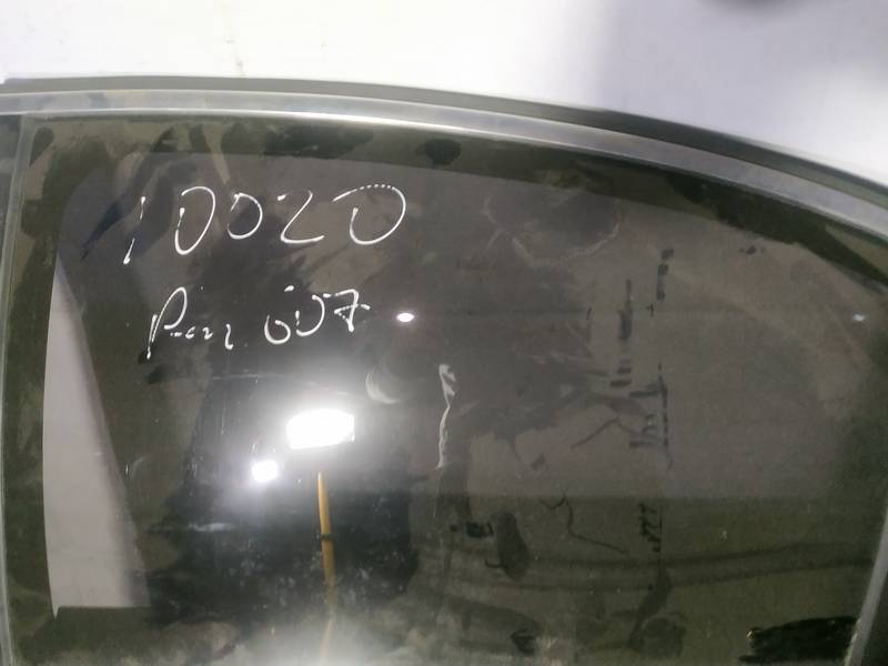 AS2 Peugeot 607 2006 Door-Drop Glass - REAR LEFT