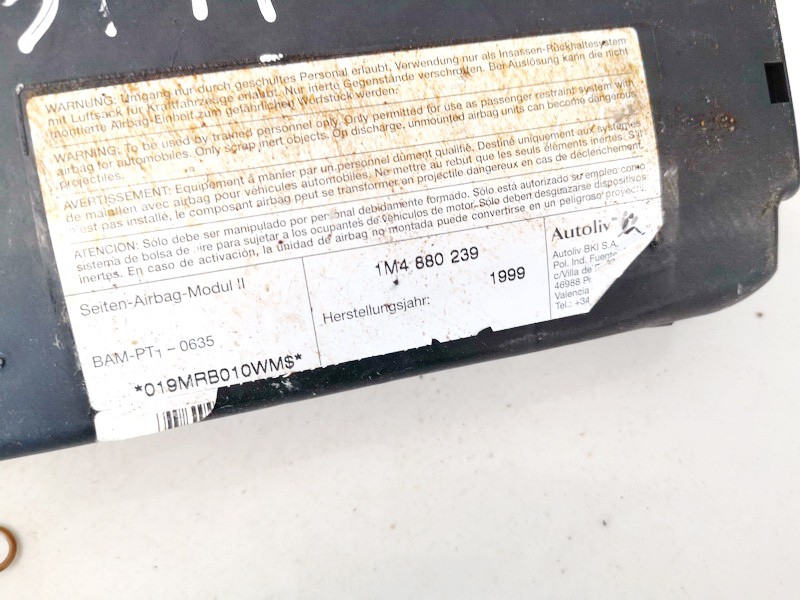 1M4880239 Seat Toledo 2000 Seat AIRBAG - Thumbnail 2