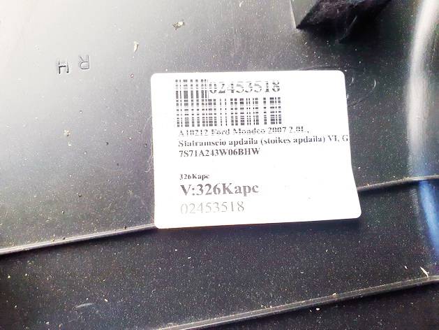 7S71A243W06BHW Ford Mondeo 2007 Statramscio apdaila (stoikes apdaila) VID.D. - Thumbnail 3