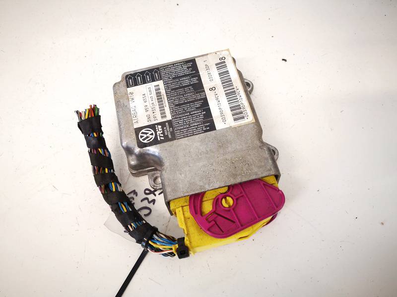 5N0959655A Volkswagen Passat 2008 SRS AIRBAG KOMPIUTERIS - ORO PAGALVIU VALDYMO BLOKAS