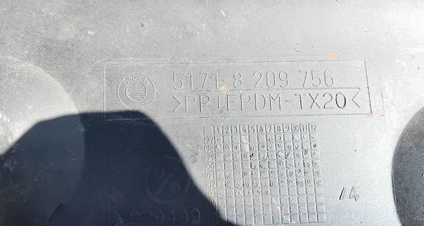 51718209756 BMW 3-Series 2003 Right Sill Moulding - Thumbnail 3