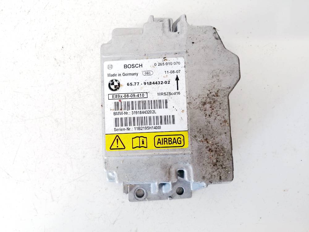 6577918443202 BMW 3-Series 2006 Airbag crash sensors module