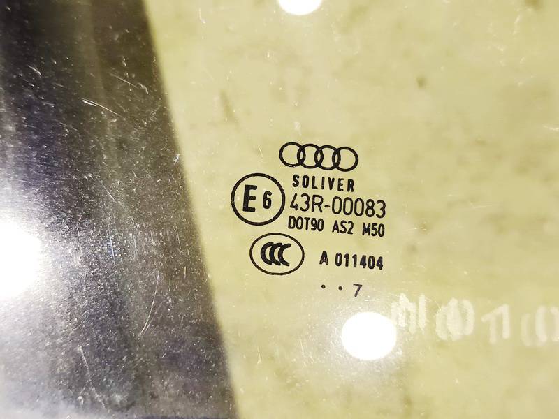 AS2 Audi A6 2007 Door-Drop Glass - FRONT RIGHT - Thumbnail 2