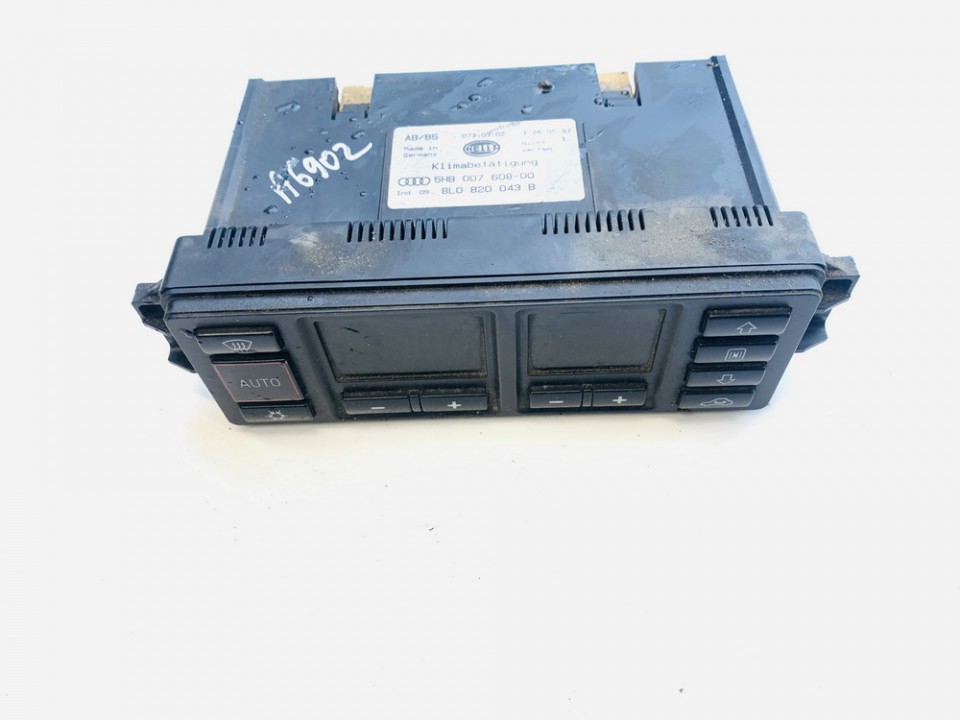 8L0820043B Audi A4 1997 Climate Control Panel (heater control switches)