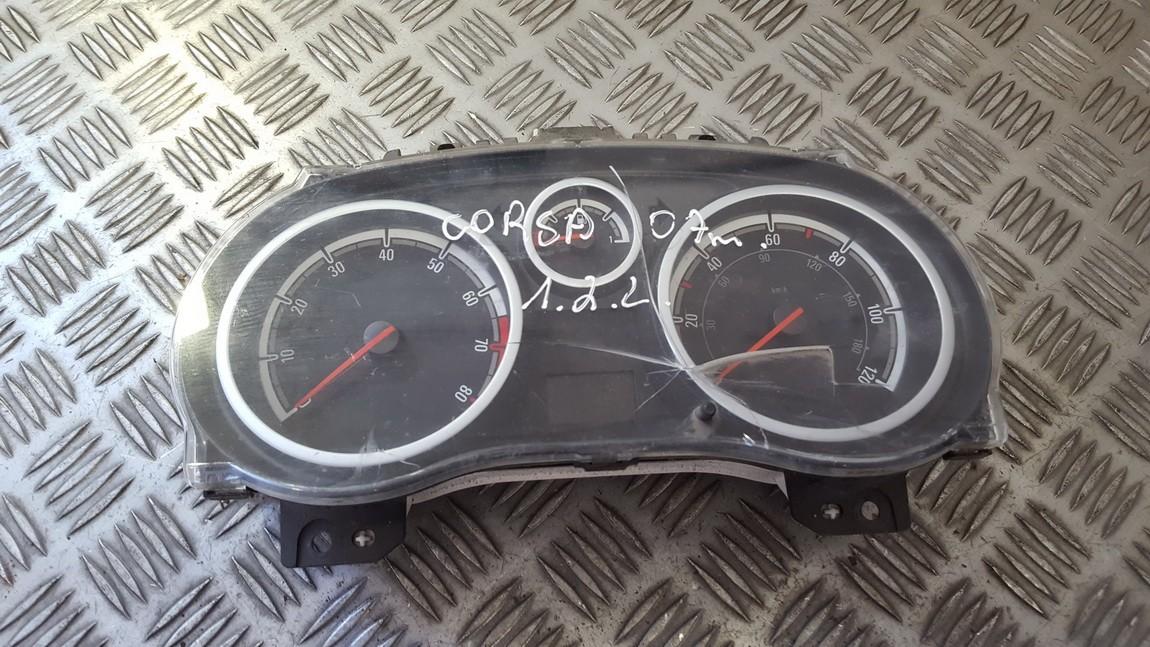 1303304B Opel Corsa 2007 Speedometers - Cockpit - Speedo Clocks Instrument