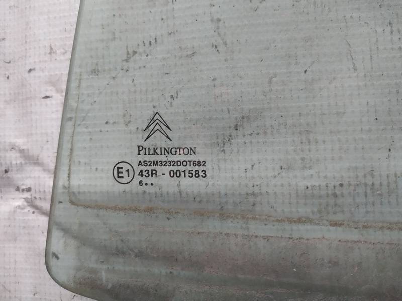 AS2 Citroen C3 2006 LUNA TRASERA IZQUIERDA, Luna de la puerta trasera - TRASERA IZQUIERDA - Thumbnail 2