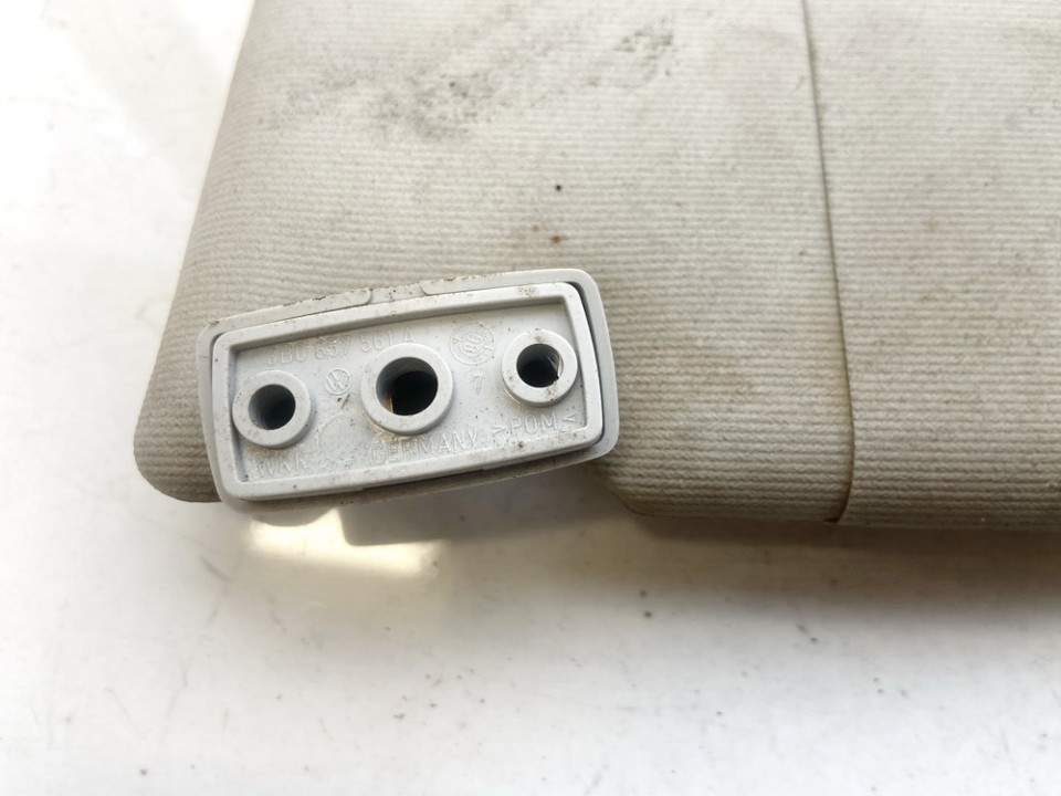 3b0857561 used Sun Visor, With Light and Mirror and Clip Volkswagen
